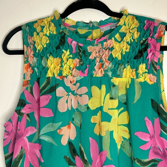 Daniel Rainn Molana Smocked Tank Blouse XXL - Picture 6 of 8
